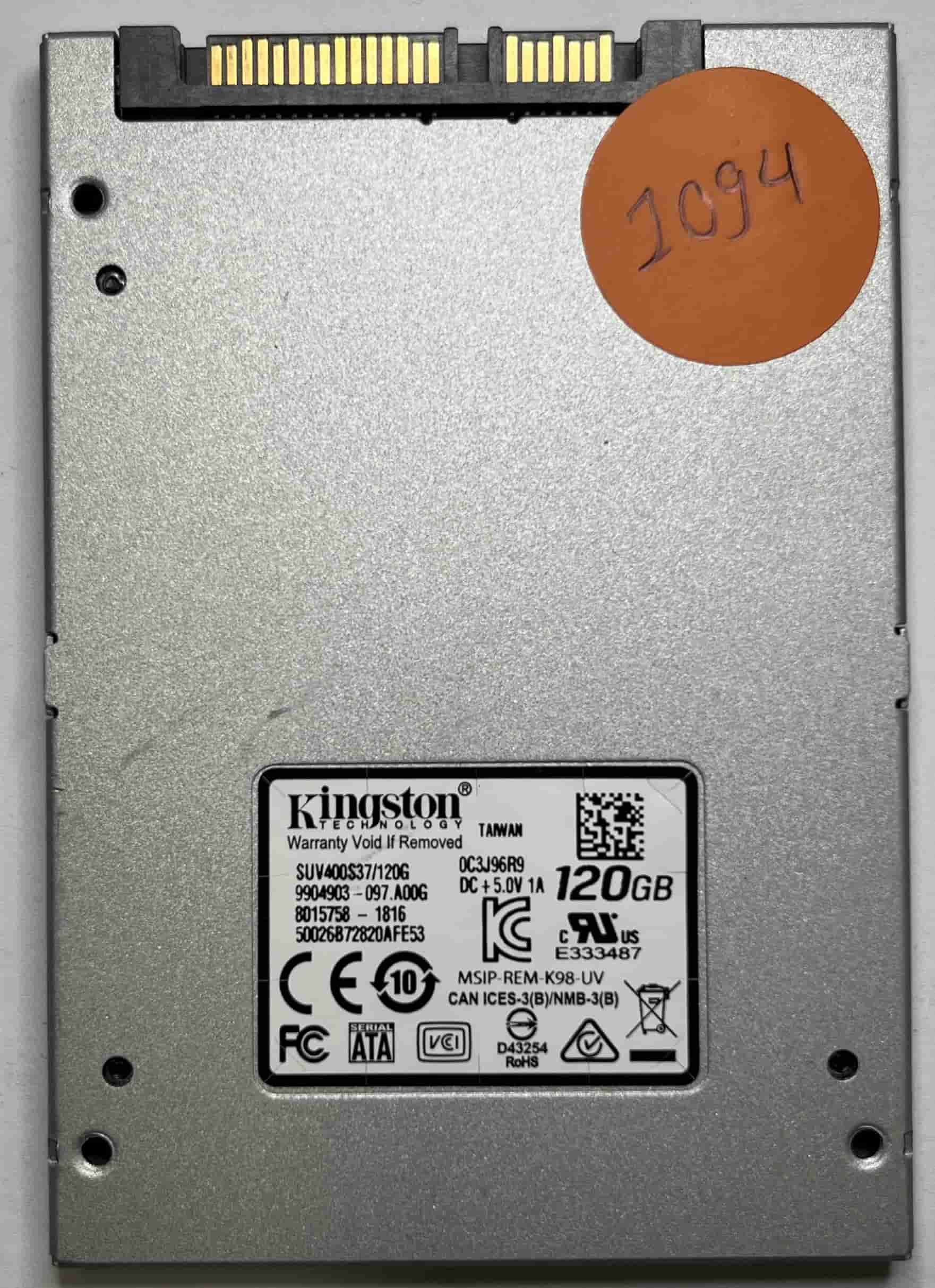 KINGSTON SUV400S37120G (1094) SSD for Sale