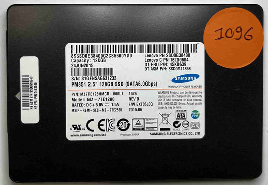 SAMSUNG MZ-7TE1280 MZ7TE128HMGR-000L1 (1096) SSD for Sale