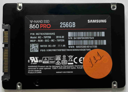 SAMSUNG MZ-76P256 MZ7KH256HAHQ (111) SSD for Sale