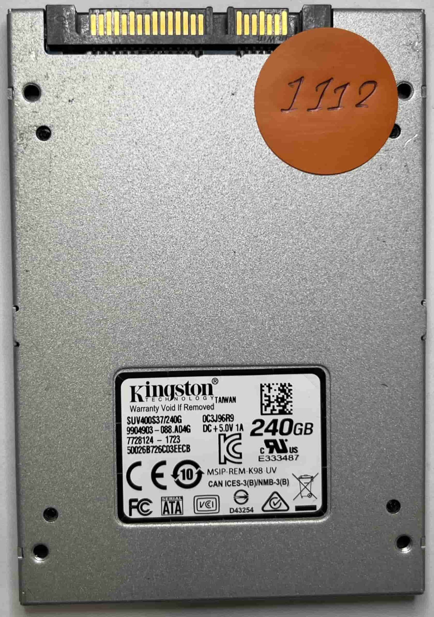 KINGSTON SUV400S37240G (1112) SSD for Sale