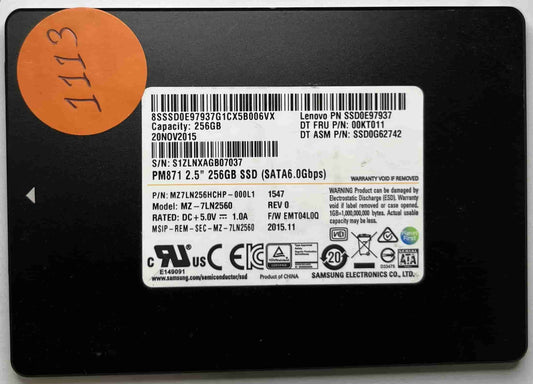SAMSUNG MZ-7LN2560 MZ7LN256HCHP-000L1 (1113) SSD for Sale