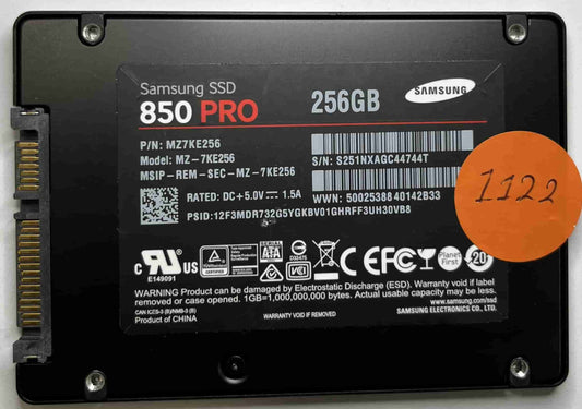 SAMSUNG MZ-7KE256 MZ7KE256 (1122) SSD for Sale