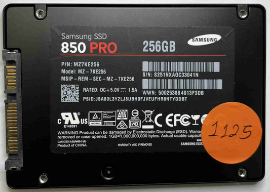 SAMSUNG MZ-7KE256 MZ7KE256 (1125) SSD for Sale