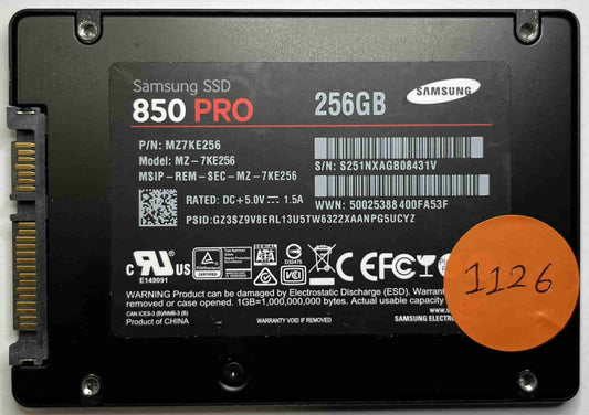 SAMSUNG MZ-7KE256 MZ7KE256 (1126) SSD for Sale