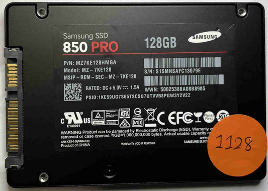 SAMSUNG MZ-7KE128 MZ7KE128HMGA (1128) SSD for Sale