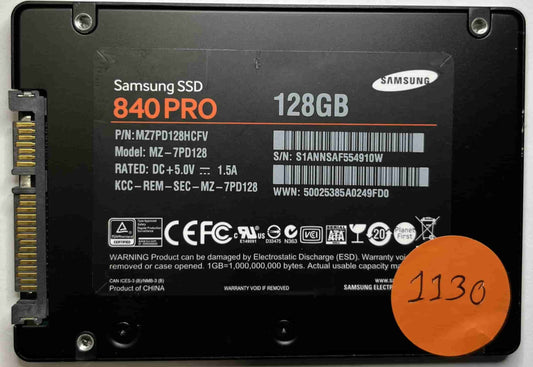 SAMSUNG MZ-7PD128 MZ7PD128HCFV (1130) SSD for Sale