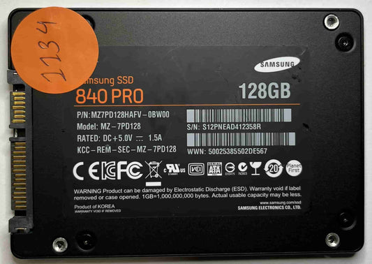 SAMSUNG MZ-7PD128 MZ7PD128HAFV-0BW00 (1134) SSD for Sale