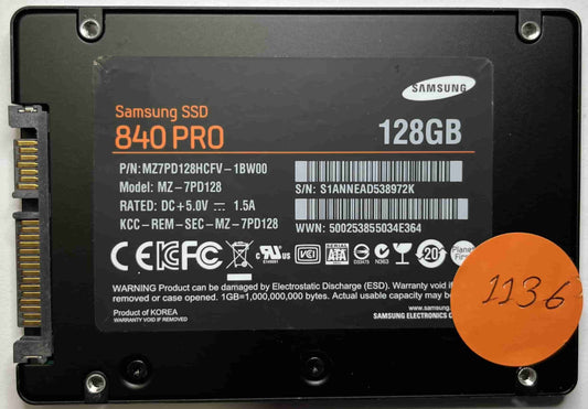 SAMSUNG MZ-7PD128 MZ7PD128HCFV-1BW00 (1136) SSD for Sale
