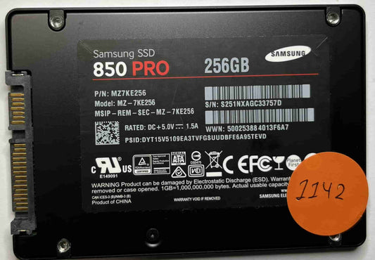 SAMSUNG MZ-7KE256 MZ7KE256 (1142) SSD for Sale