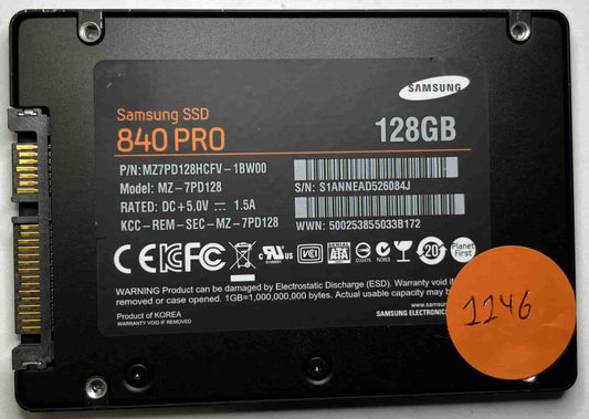 SAMSUNG MZ-7PD128 MZ7PD128HCFV-1BW00 (1146) SSD for Sale