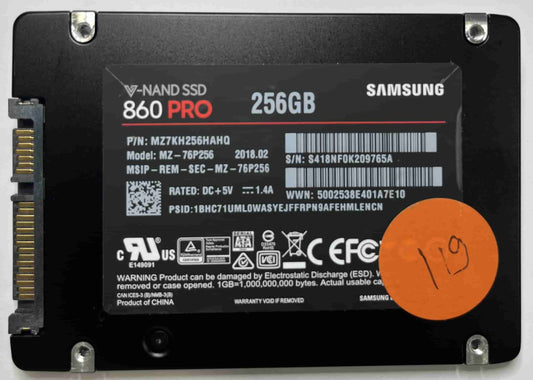 SAMSUNG MZ-76P256 MZ7KH256HAHQ (119) SSD for Sale