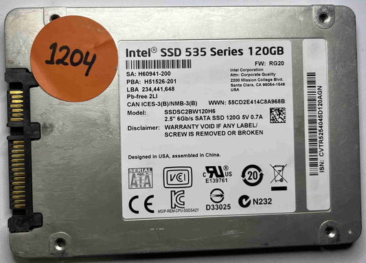 INTEL SSDSC2BW120H6 (1204) SSD for Sale