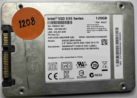 INTEL SSDSC2BW120H6 (1208) SSD for Sale