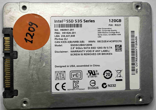 INTEL SSDSC2BW120H6 (1209) SSD for Sale