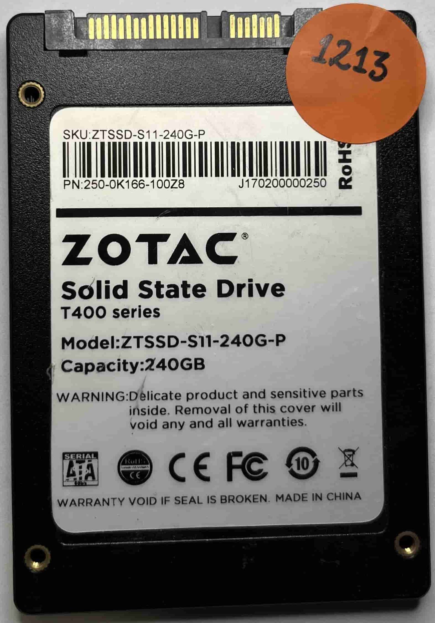 ZOTAC ZTSSD-S11-240G-P 250-0K166-100Z8 (1213) SSD for Sale