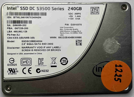 INTEL SSDSC2BB240G4 (1225) SSD for Sale