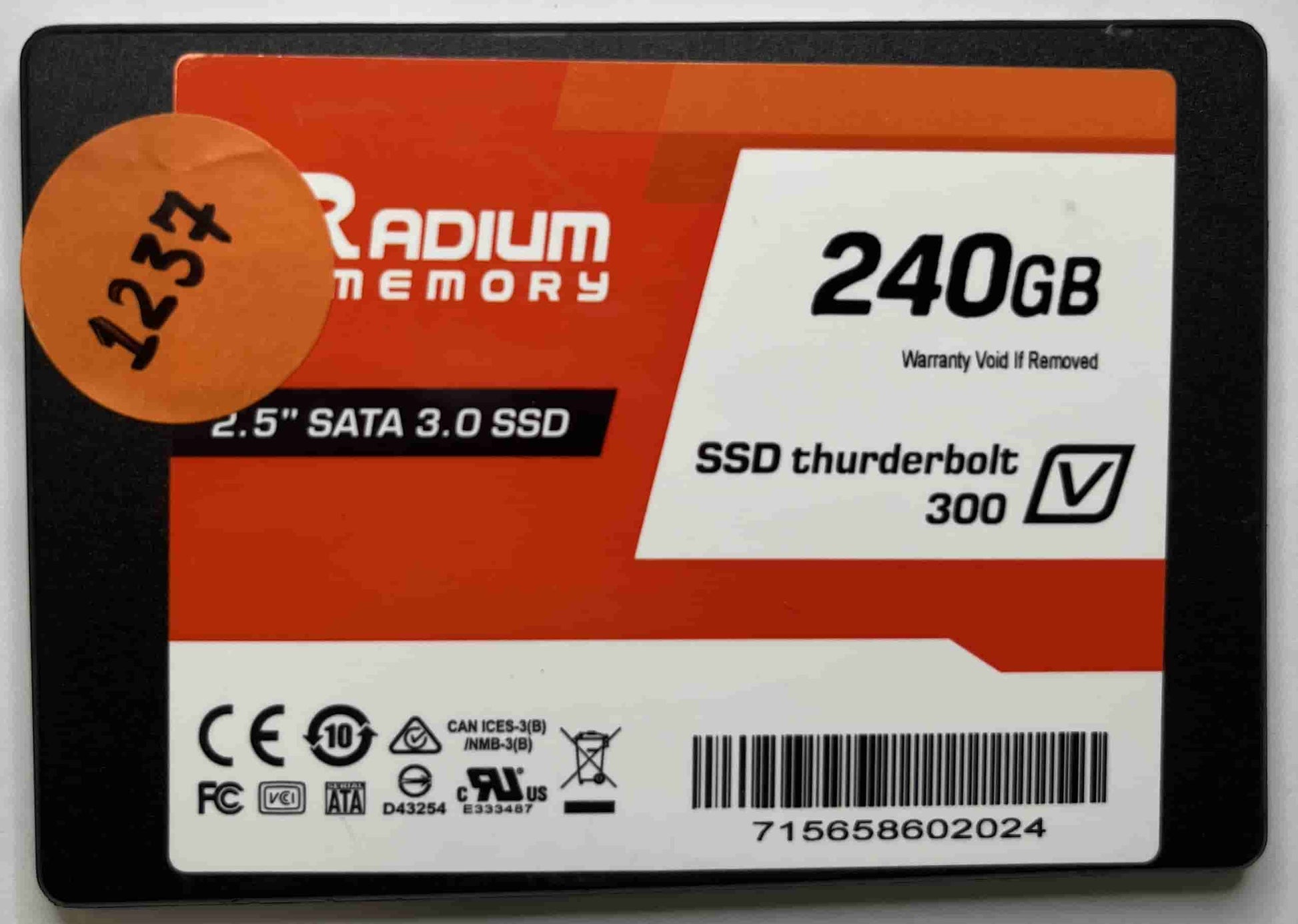 RADIUM MEMORY 715658602024 (1237) SSD for Sale