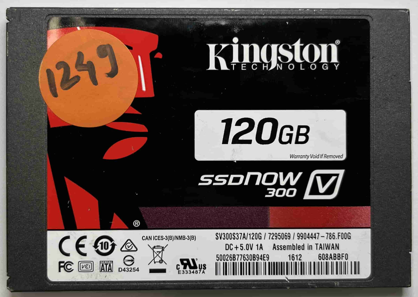 KINGSTON SV300S37A120G 7295069 (1249) SSD for Sale