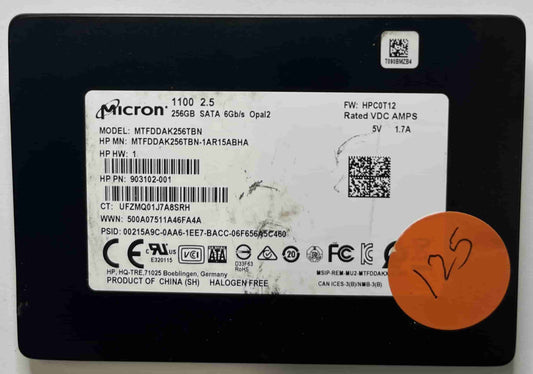 MICRON MTFDDAK256TBN 903102-001 (125) SSD for Sale