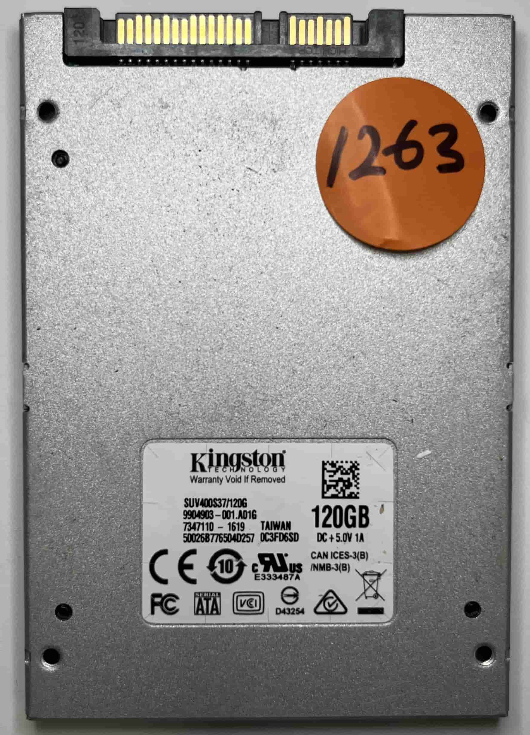 KINGSTON SUV400S37120G 9904903-004.A01G (1263) SSD for Sale