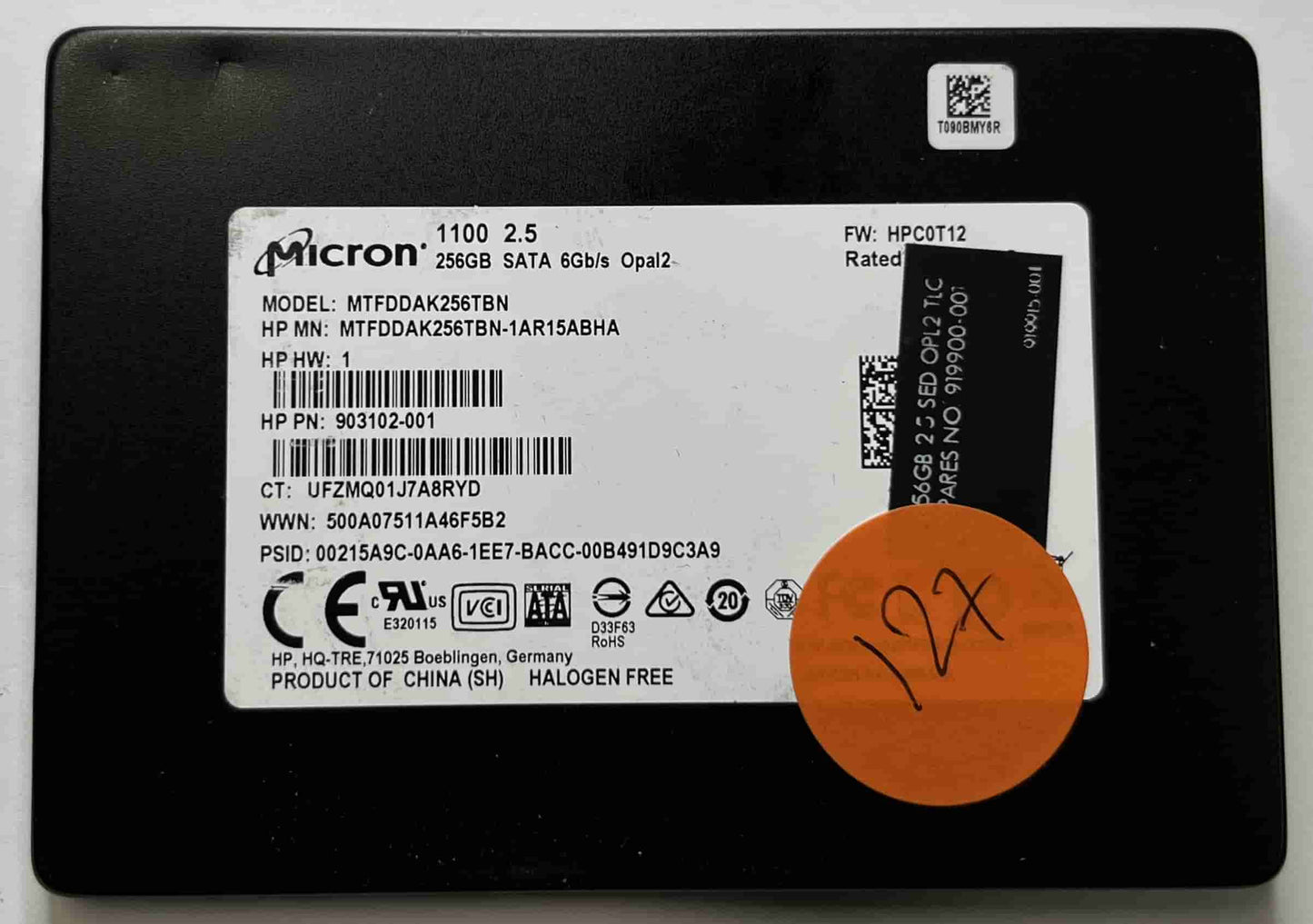 MICRON MTFDDAK256TBN 903102-001 (127) SSD for Sale