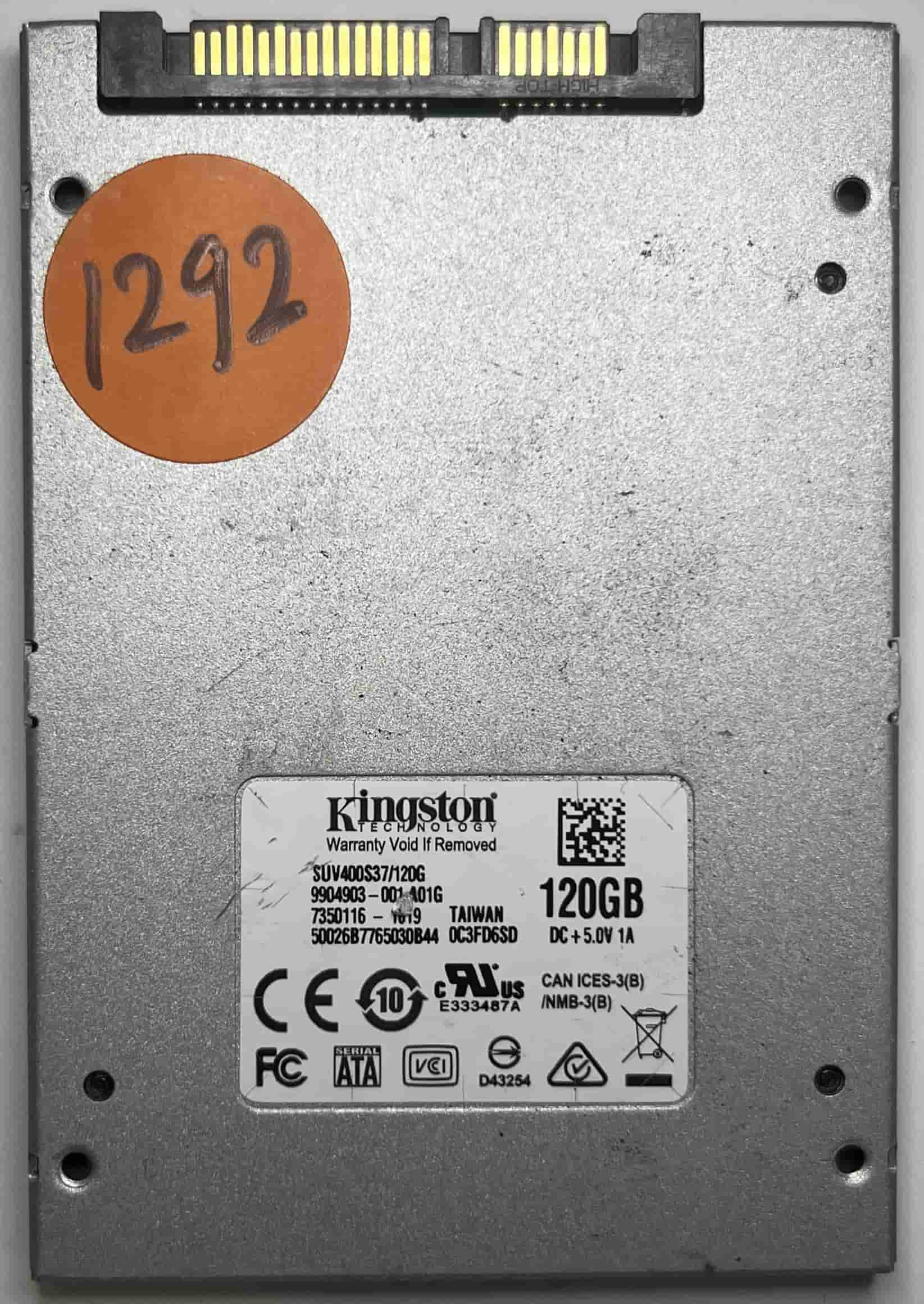 KINGSTON SUV400S37120G 9904903-001.A01G (1292) SSD for Sale