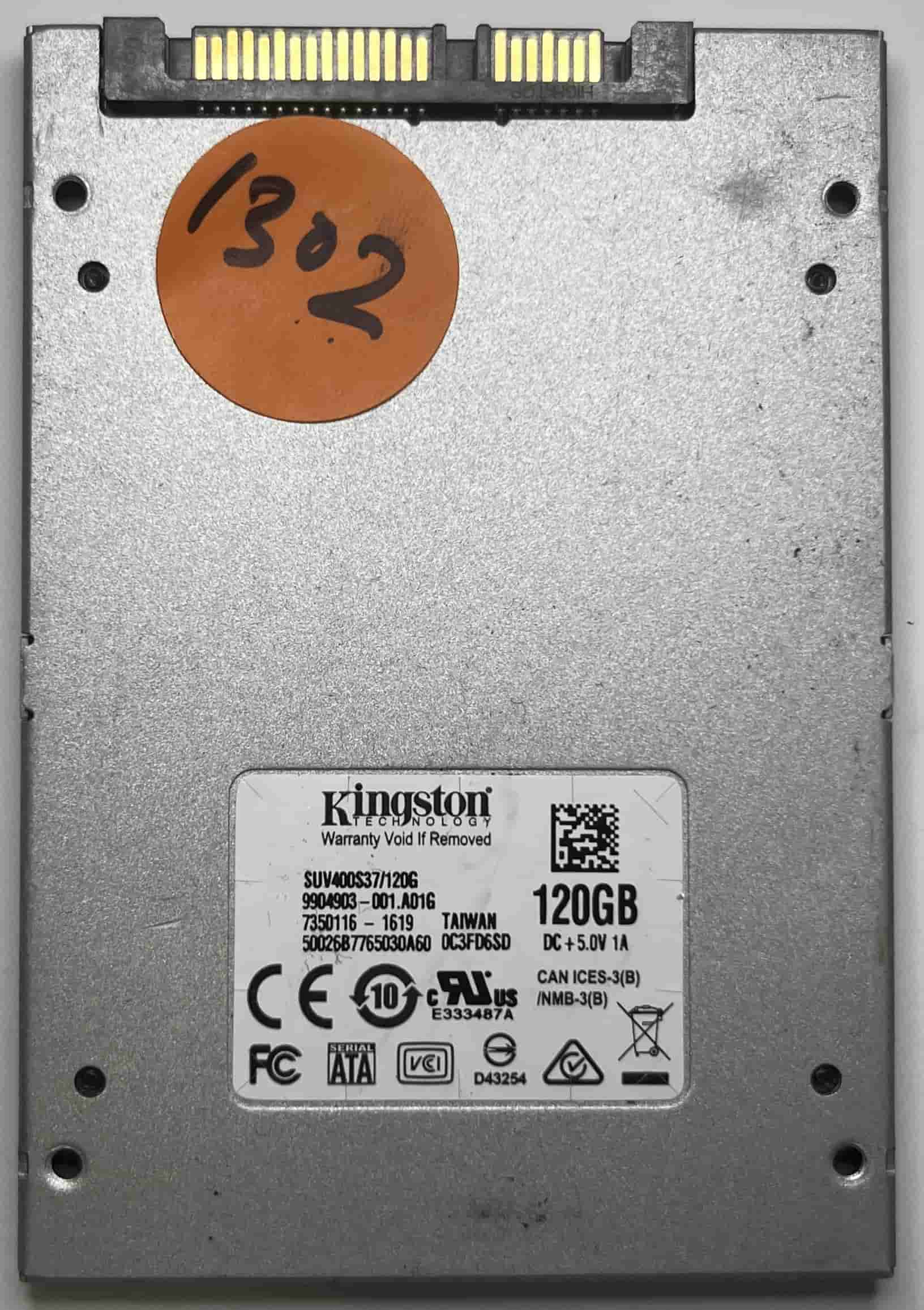 KINGSTON SUV400S37120G 9904903-001.A01G (1302) SSD for Sale