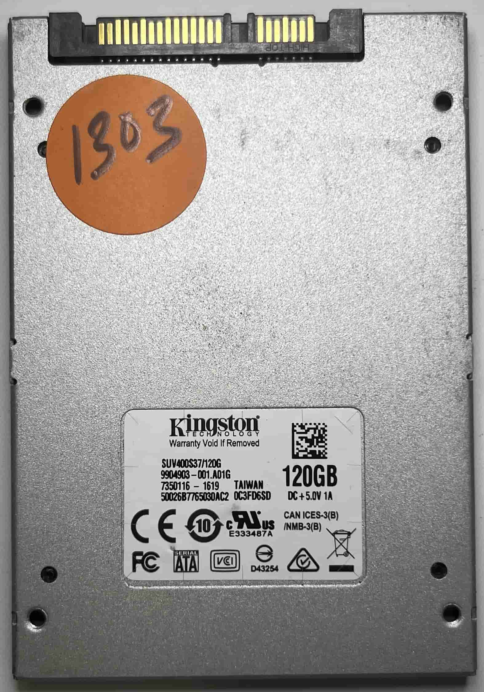 KINGSTON SUV400S37120G 9904903-001.A01G (1303) SSD for Sale