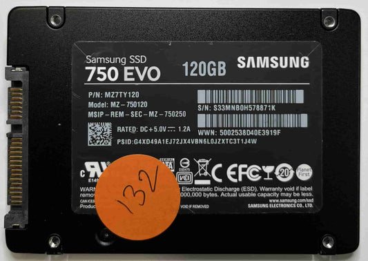 SAMSUNG MZ-750120 MZ7TY120 (132) SSD for Sale