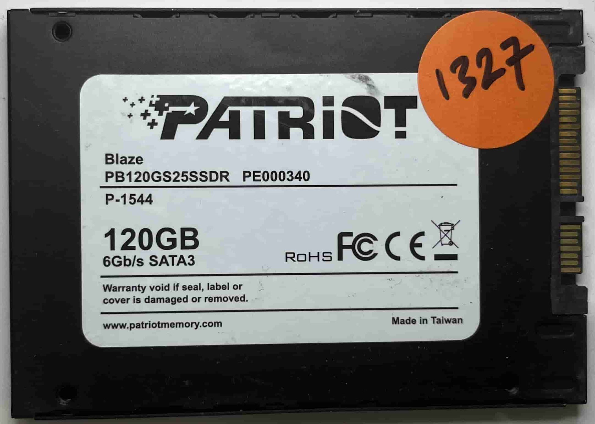 PATRIOT BLAZE PB120GS25SSDR PE000340 (1327) SSD for Sale