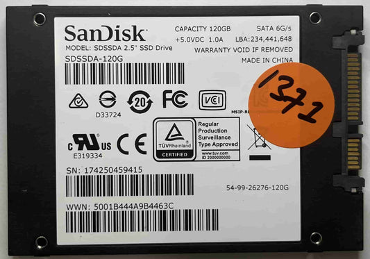 SANDISK SDSSDA120G (1371) SSD for Sale