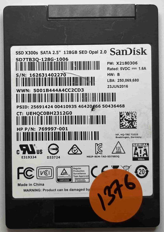 SANDISK SD7TB3Q-128G-1006 769997-001 (1376) SSD for Sale