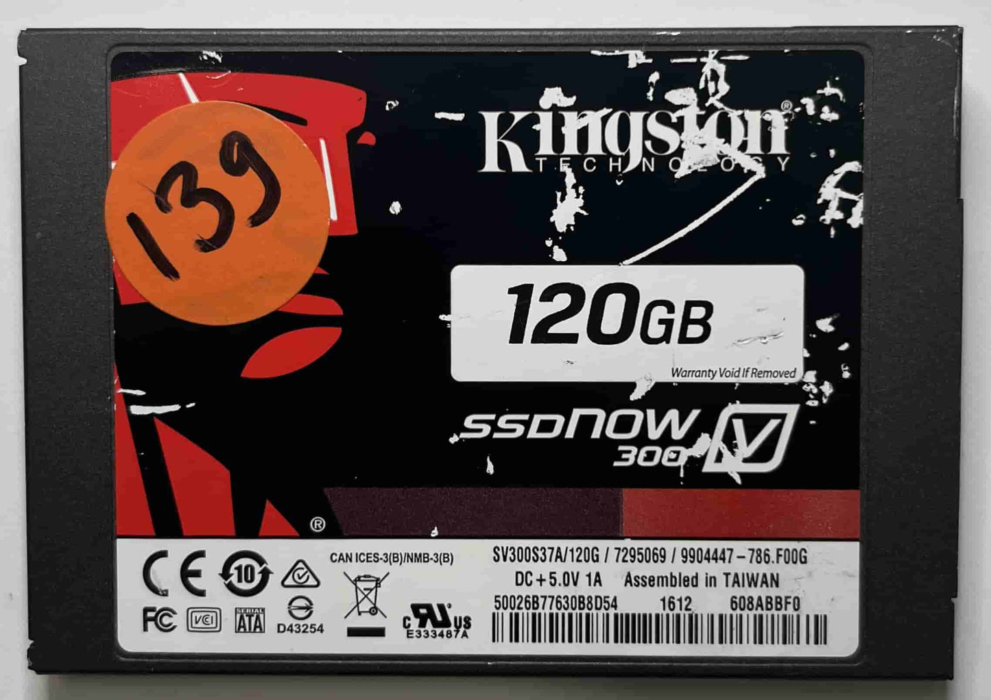 KINGSTON SV300S37A120G (139) SSD for Sale