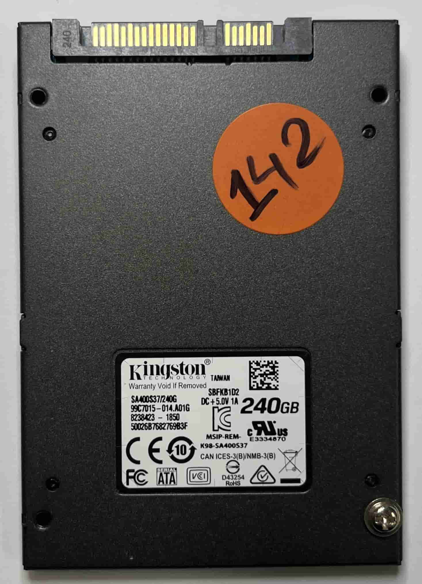 KINGSTON SA400S37240G (142) SSD for Sale