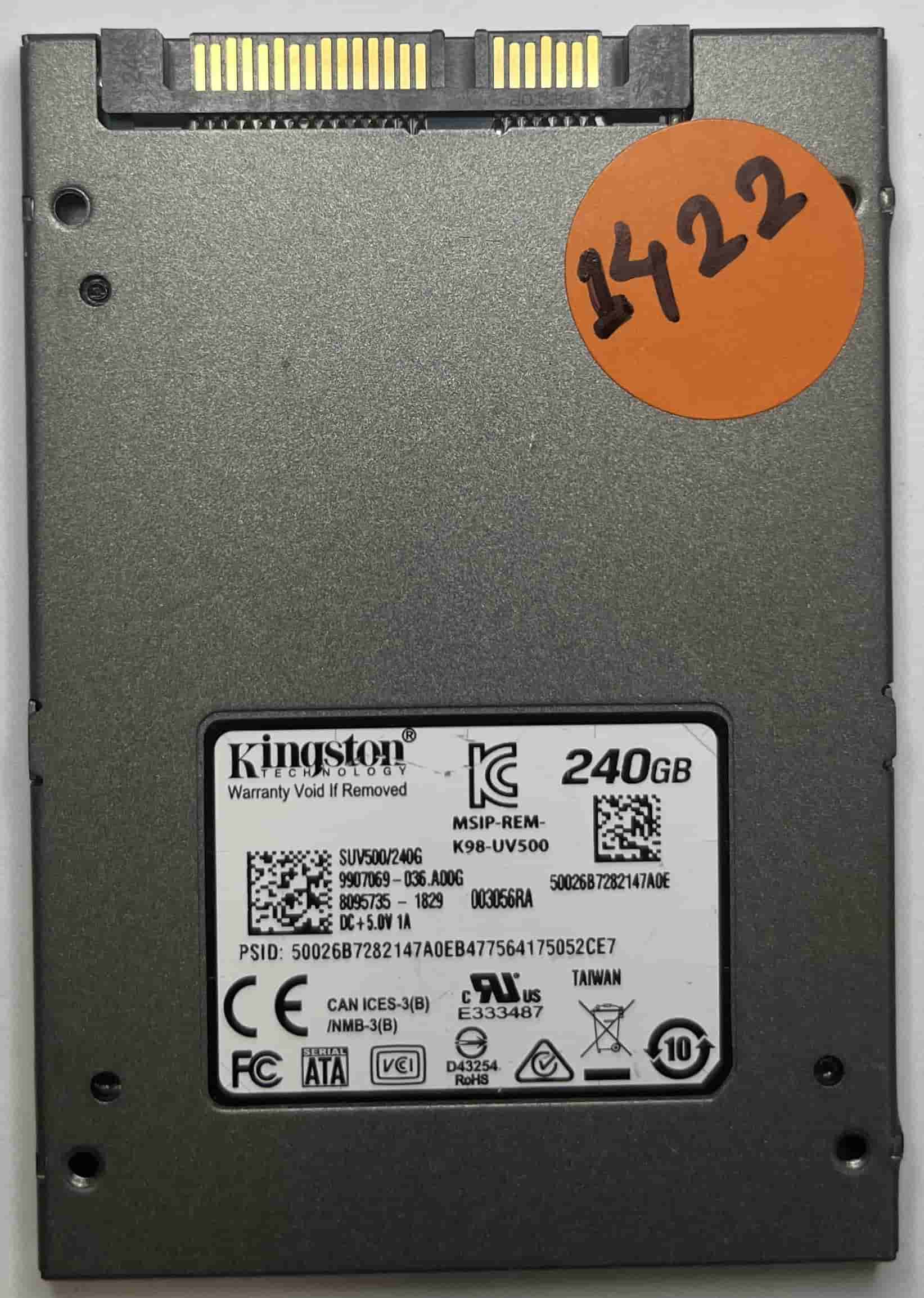 KINGSTON SUV500240G 9907069 (1422) SSD for Sale