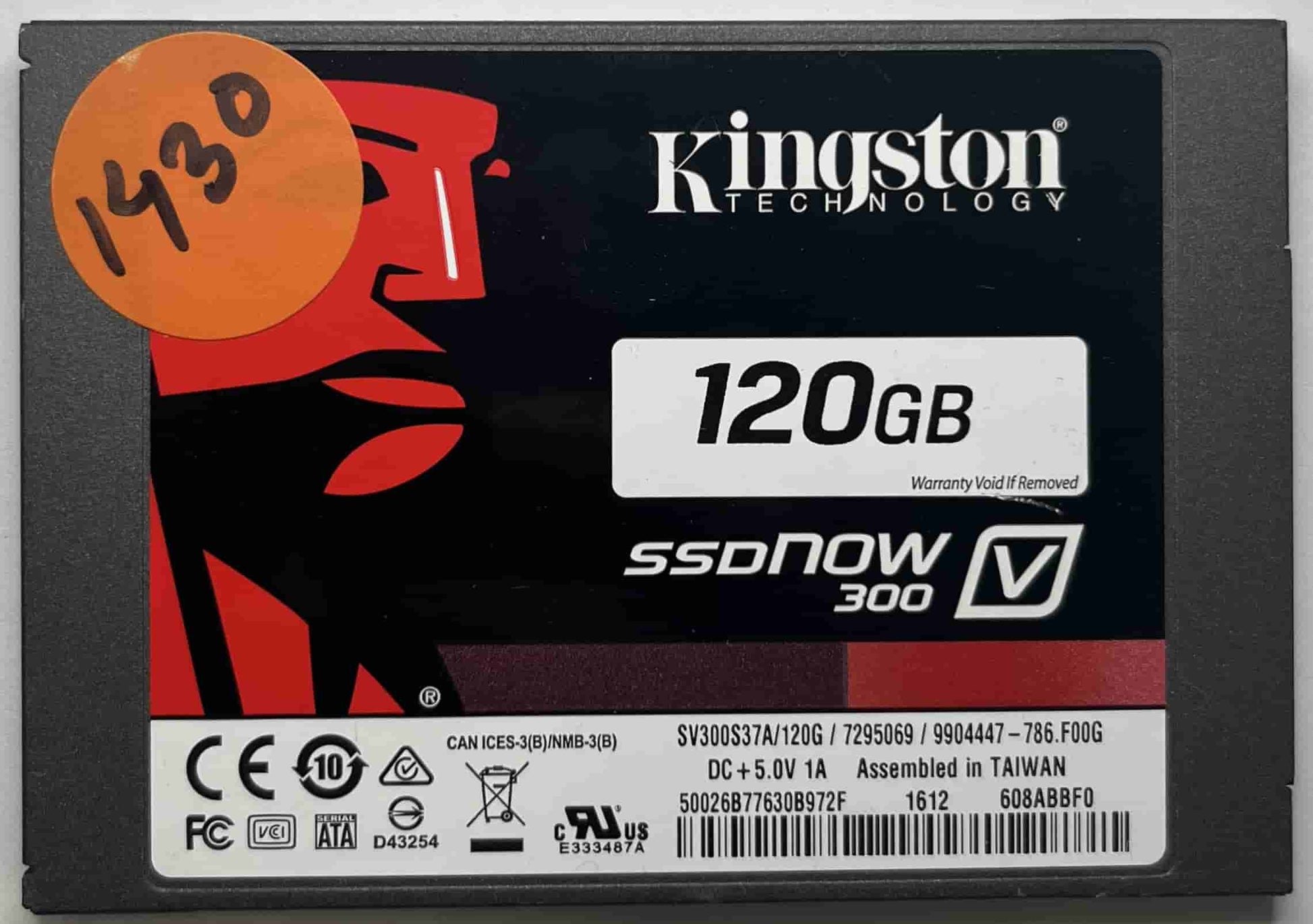 KINGSTON SV300S37A120G (1430) SSD for Sale