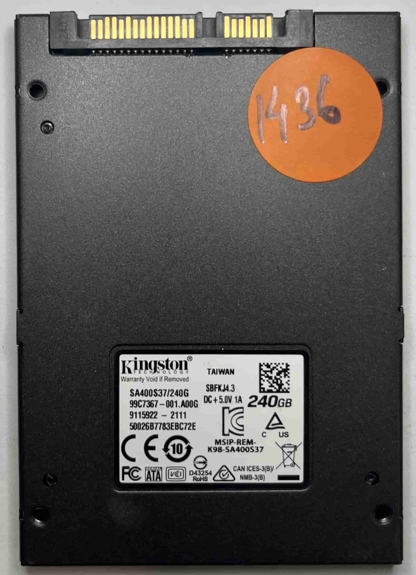 KINGSTON SA400S37240G 99C7367 (1436) SSD for Sale