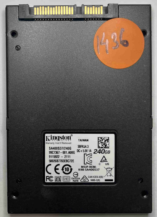 KINGSTON SA400S37240G 99C7367 (1436) SSD for Sale