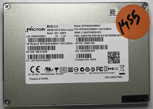 MICRON MTFDDAK256MAY 745691-002 (1455) SSD for Sale