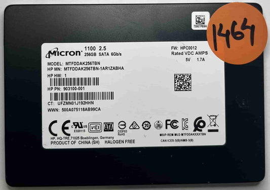 MICRON MTFDDAK256TBN 903100001 (1464) SSD for Sale