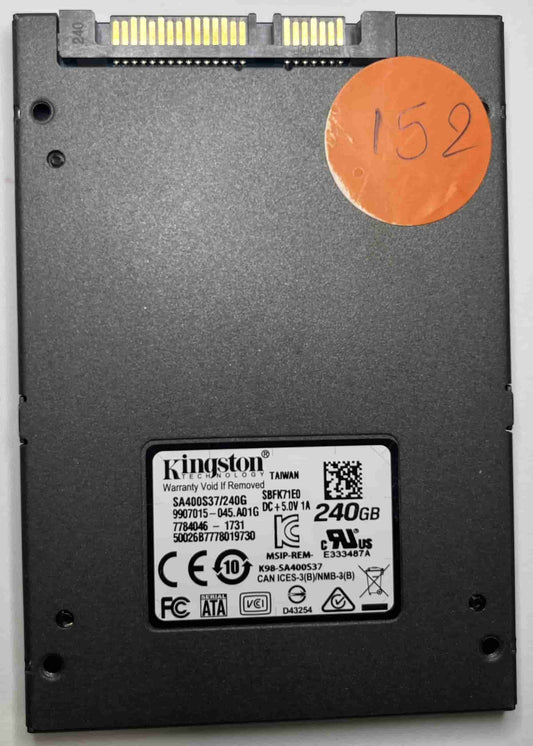 KINGSTON SA400S37240G 7784046-1731 (152) SSD for Sale