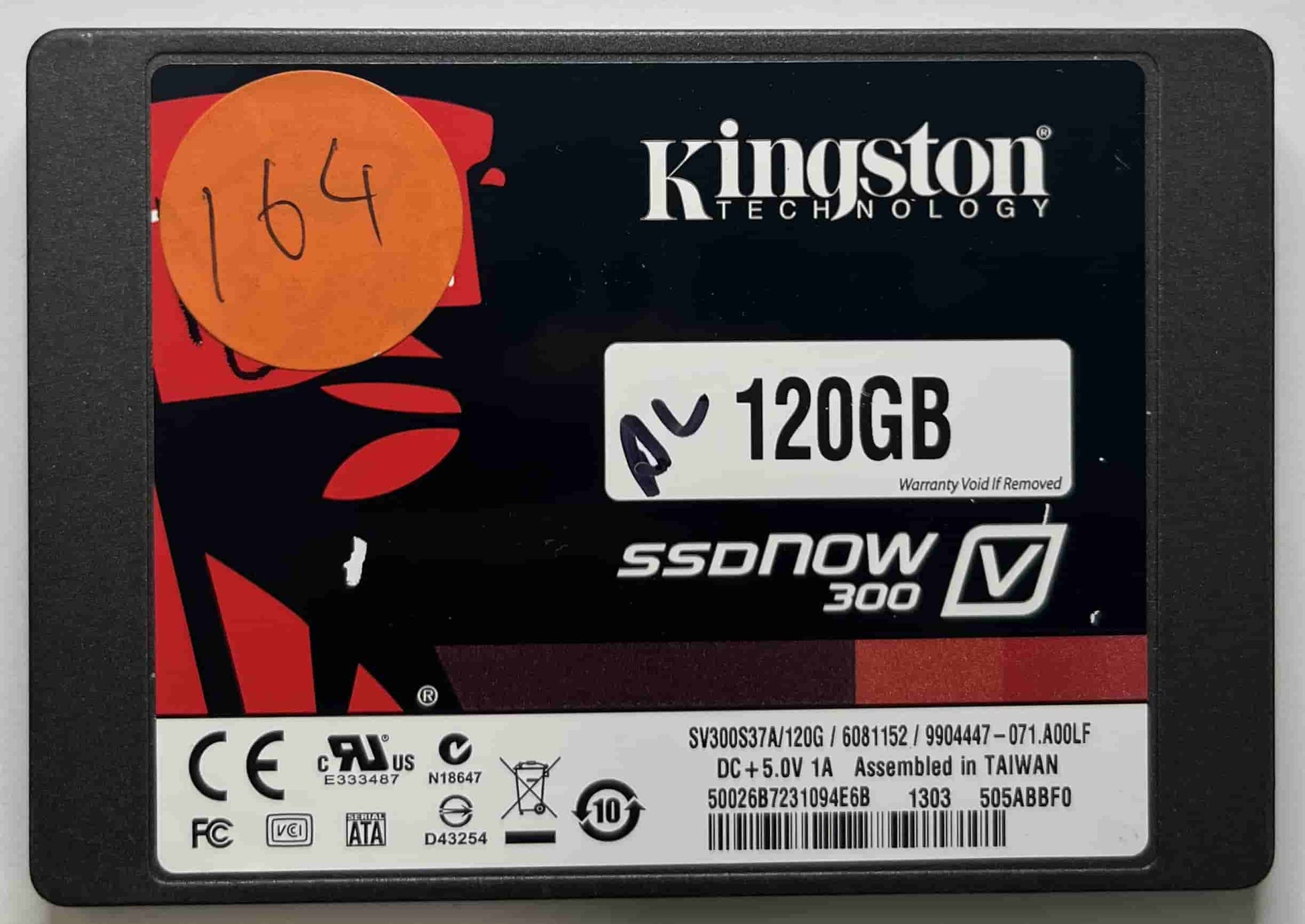 KINGSTON SV300S37A120G (164) SSD for Sale