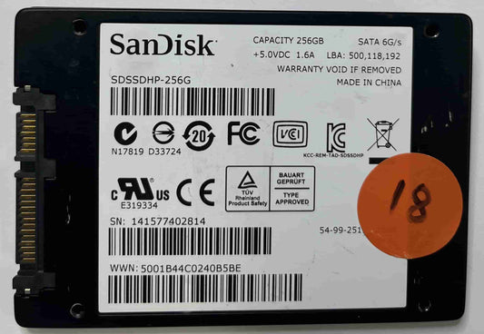 SANDISK SDSSDHP256G (18) SSD for Sale