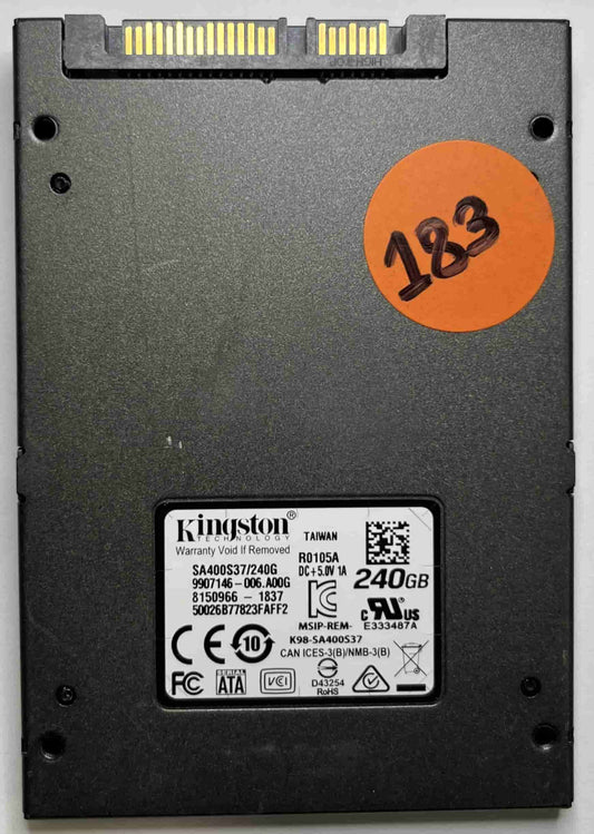 KINGSTON SA400S37240G 8150966-1837 (183) SSD for Sale