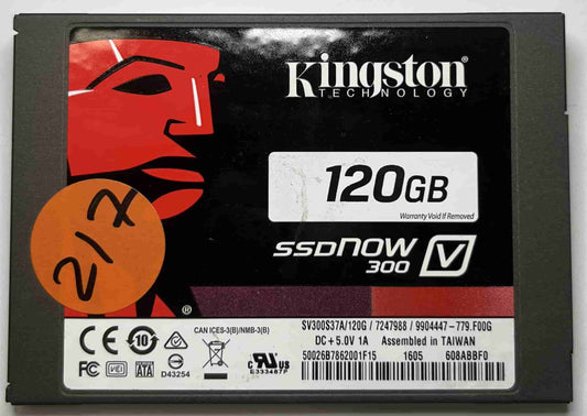 KINGSTON SV300S37A120G (217) SSD for Sale