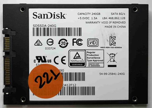 SANDISK SDSSDA240G (221) SSD for Sale