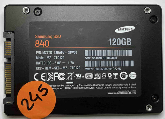 SAMSUNG MZ7TD120 MZ7TD128HAFV (245) SSD for Sale