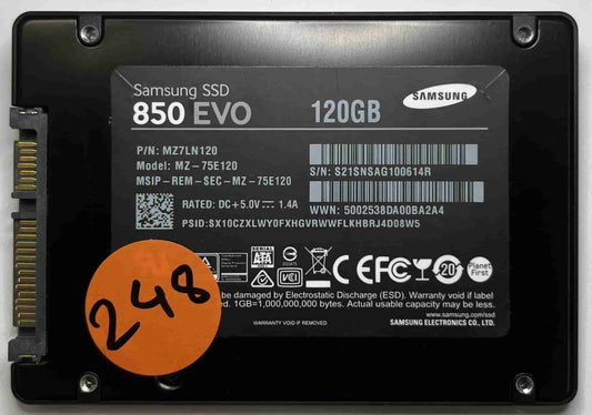 SAMSUNG MZ75E120 MZ7LN120 (248) SSD for Sale