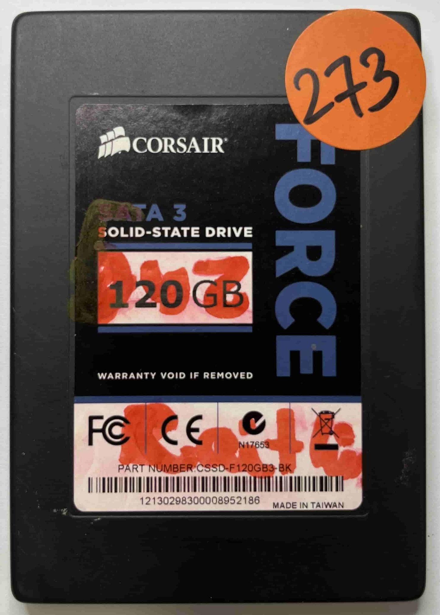 CORSAIR FORCE CSSD-F120GB3-BK (273) SSD for Sale