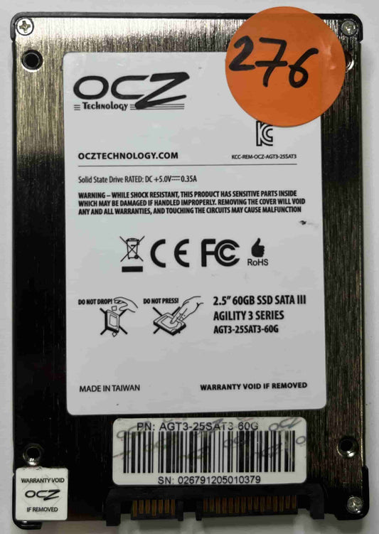 OCZ-AGILITY3 AGT3-25SAT3-60G (276) SSD for Sale